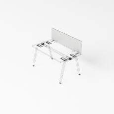 Strike Экран настольный фронтальный меламиновый 1400х18х400 UDSMFS140 крепеж алюминий Strike